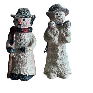 Vintage “From A Nickel To The Snowsnickle” 1999 Snowmen Collectible Figurines